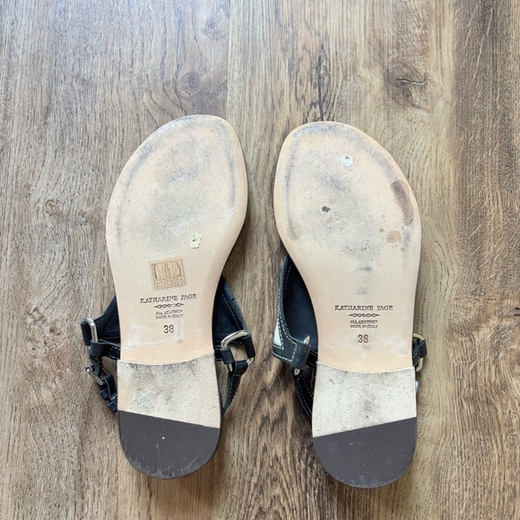 Katharine Page Equestrian Inspired Sandals - Picture 3 of 3